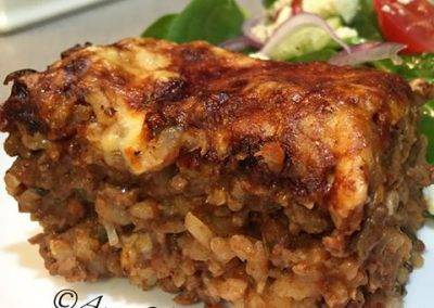 Beef And Rice Bake