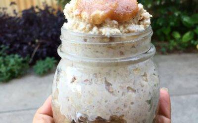 Overnight Oats – Apple Pie With Salted Date Caramel