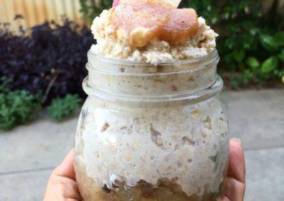 Overnight Oats – Apple Pie With Salted Date Caramel