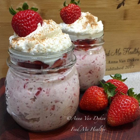 Overnight Oats – Strawberries & Cream