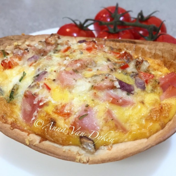 Quiche With Roasted Cherry Tomatoes