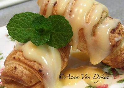 Apple Filled Croissant Pastries