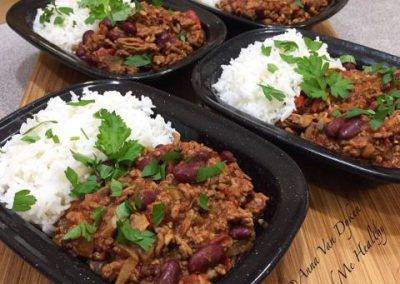 Chilli Con Carne & Rice