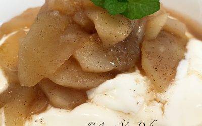 Poached Apples & Pears In Vanilla & Cinnamon