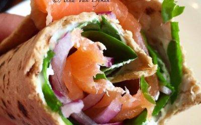 Smoked Salmon & Philly Cheese Wrap