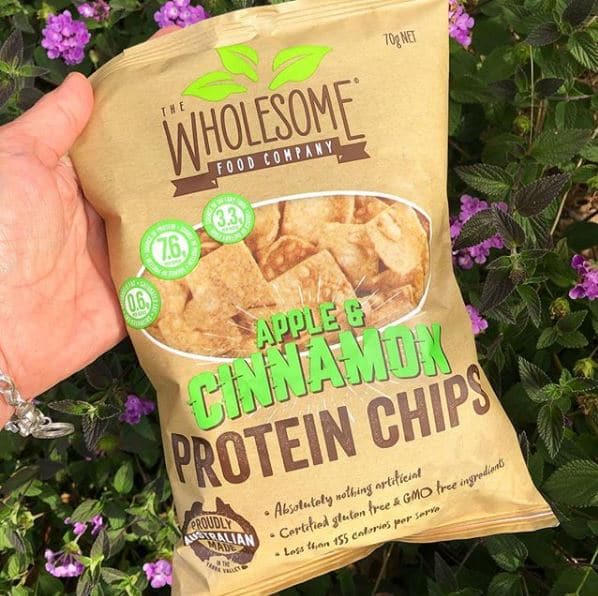 Apply & Cinnamon Protein Chips