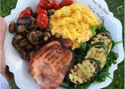 Lunch Platter – Zucchini & Bacon