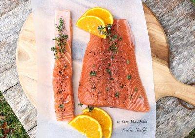 Orange Thyme & Maple Salmon