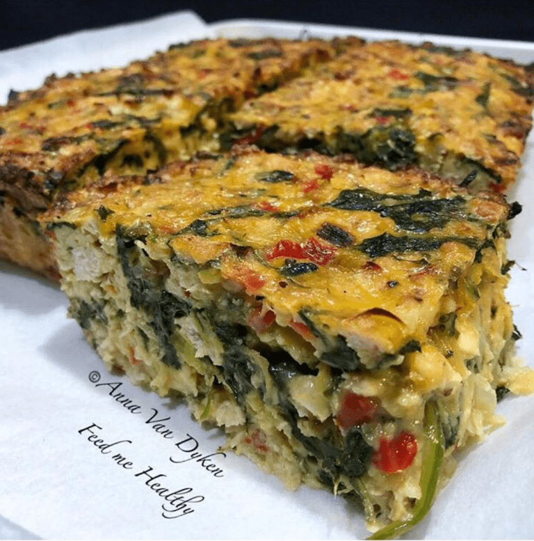 Chicken, Leek & Vegetable Slice