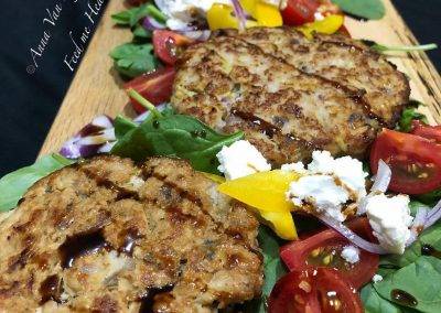 Tuscan Pork & Apple Burger Patties