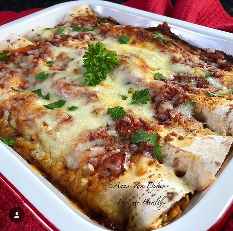 Chicken Enchiladas | Feed Me Healthy With Anna Van Dyken