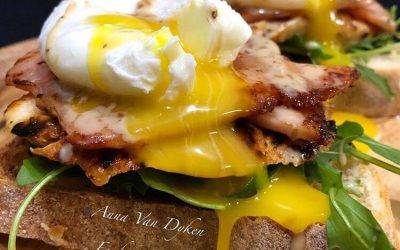 Chicken Bacon & Poached Egg Sandwich