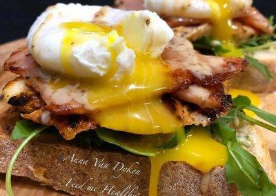 Chicken Bacon & Poached Egg Sandwich