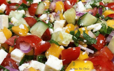 Mango Salad with Citrus Dressing.