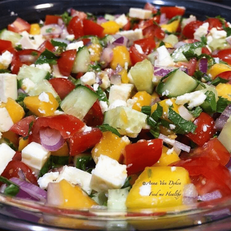 Mango Salad with Citrus Dressing.