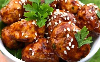 Sticky BBQ Glazed Meatballs