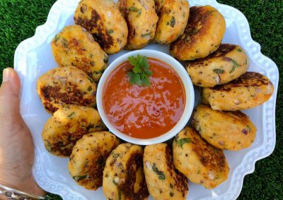 Sweet Potato & Chicken Patties