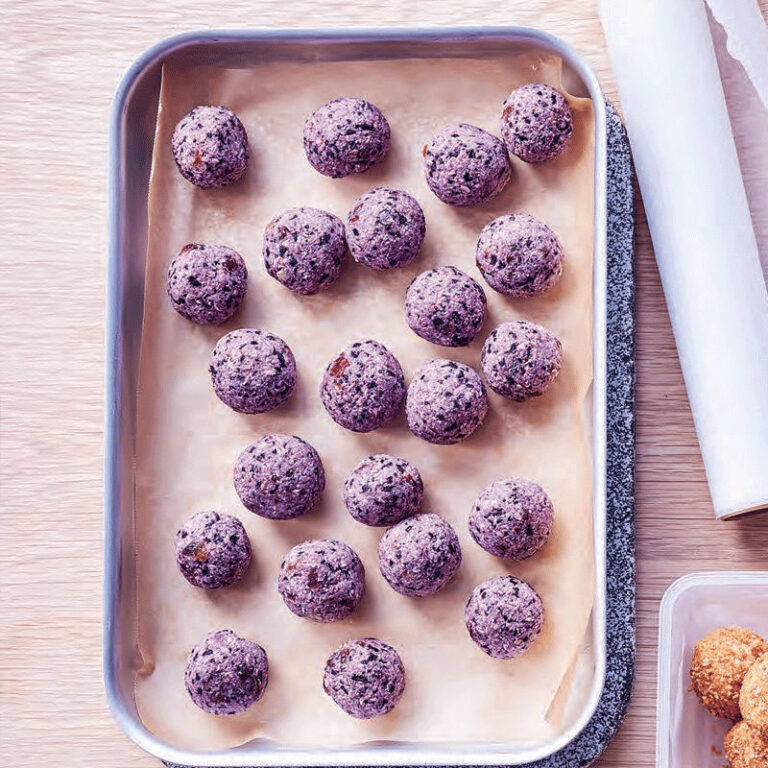 Anna’s Blueberry Coconut Bliss Balls