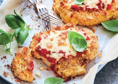 Cauliflower Parmigiana Tray Bake