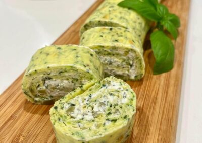 Zucchini & Herb Yoghurt Roll